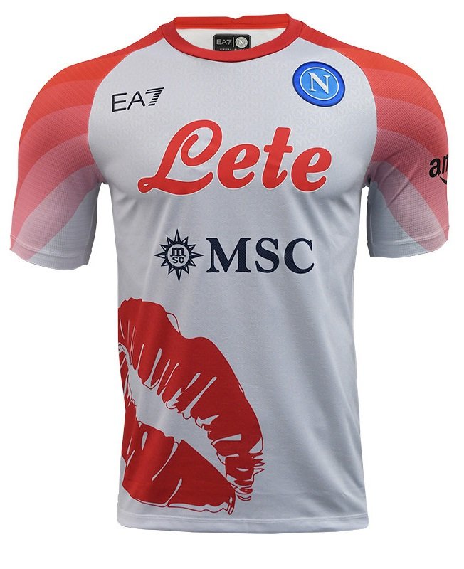 Camisa Napoli 2022 2023 EA7 oficial Dia dos Namorados 